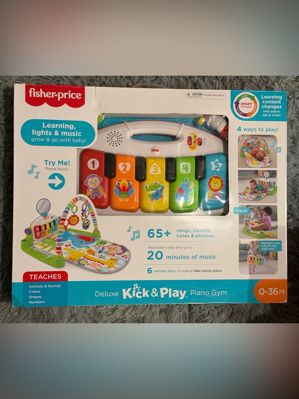 Fisher Price Deluxe Kick & Play Piano Mat Baby Toys